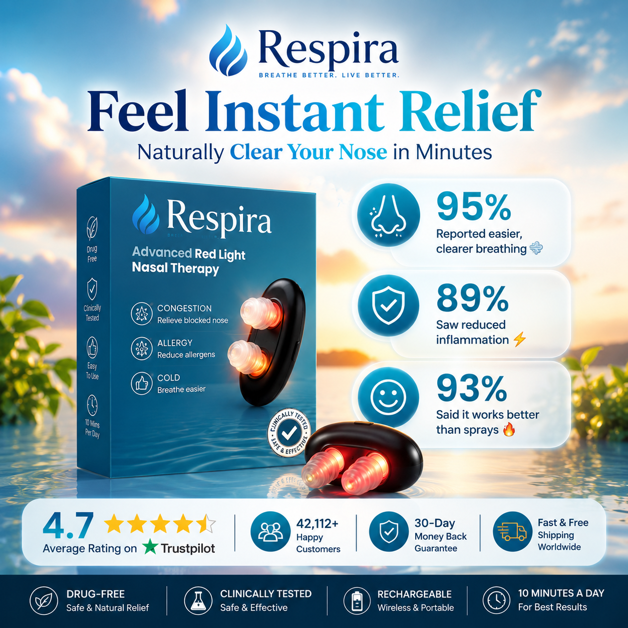 Respira Breathe Freely Again.